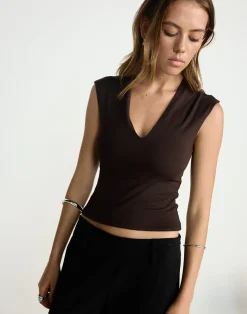 Deka Top (Chocolate)*CHARCOAL CLOTHING Sale