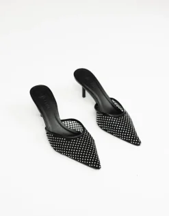 Dez Heels (Black Mesh-Diamante) - By*Billini Best