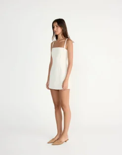 Dominique Mini Dress (Oat)*CHARCOAL CLOTHING New