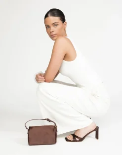Donna Handle Bag (Espresso Satin) - By*Billini Outlet