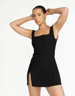 Doris Mini Dress (Black)*CHARCOAL Best