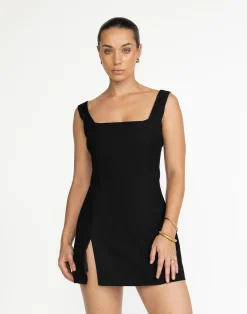 Doris Mini Dress (Black)*CHARCOAL Best