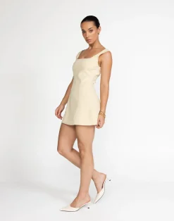 Doris Mini Dress (Buttermilk)*CHARCOAL Online