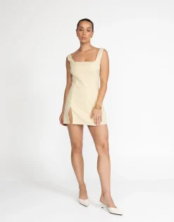 Doris Mini Dress (Buttermilk)*CHARCOAL Online