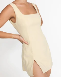 Doris Mini Dress (Buttermilk)*CHARCOAL Online