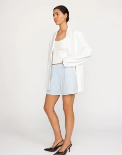 Earle Boxer Shorts (Baby Blue Stripe)*CHARCOAL Hot