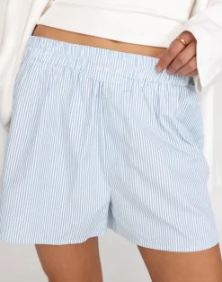 Earle Boxer Shorts (Baby Blue Stripe)*CHARCOAL Hot