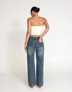 Easton Jeans (Faded Mid Wash)*CHARCOAL Clearance