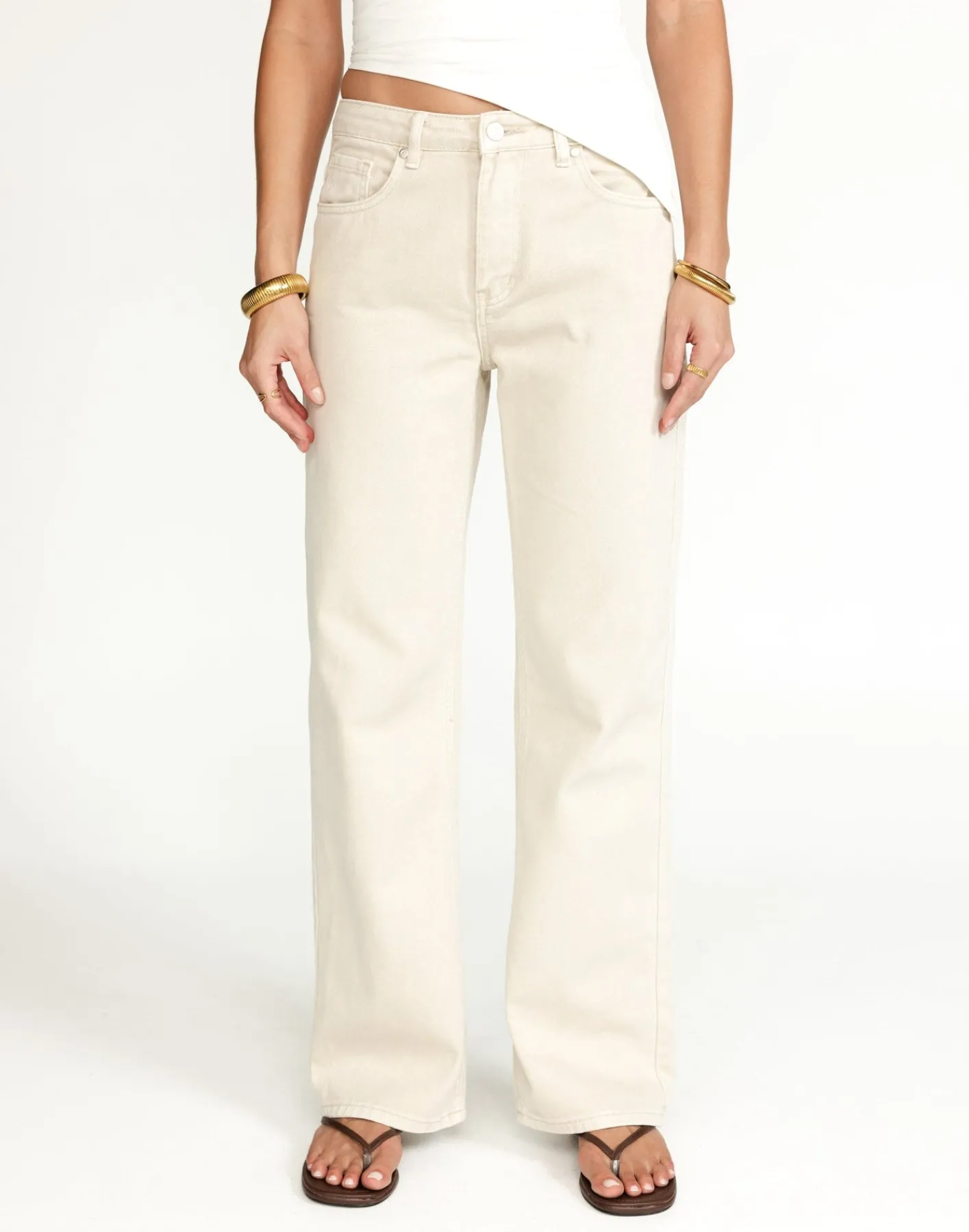 Easton Jeans (Latte)*CHARCOAL Sale