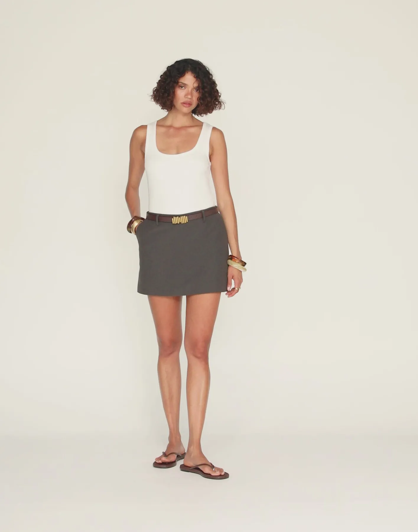 Ebba Skort*CHARCOAL Discount