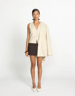 Ebba Skort (Chocolate)*CHARCOAL Clearance