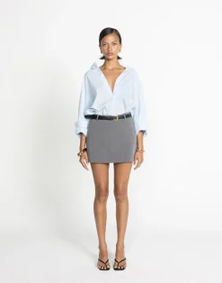 Ebba Skort (Grey)*CHARCOAL Fashion