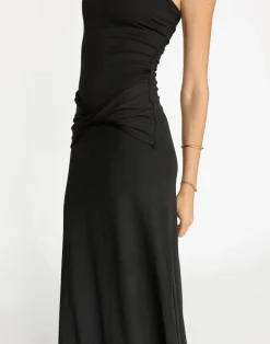 Edela Maxi Dress (Black)*CHARCOAL Fashion