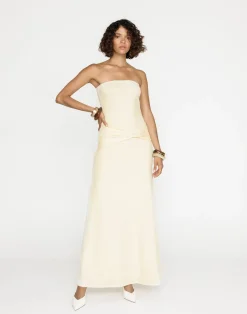 Edela Maxi Dress (Butter)*CHARCOAL Best