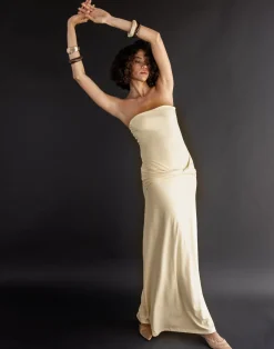 Edela Maxi Dress (Butter)*CHARCOAL Best