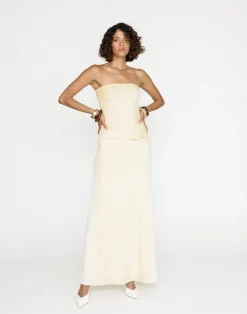 Edela Maxi Dress (Butter)*CHARCOAL Best