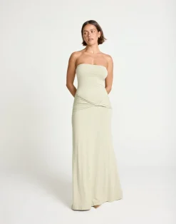 Edela Maxi Dress (Seagrass)*CHARCOAL Clearance