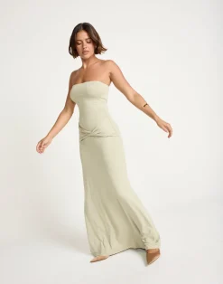 Edela Maxi Dress (Seagrass)*CHARCOAL Clearance