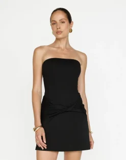 Edela Mini Dress (Black)*CHARCOAL Best
