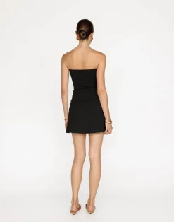 Edela Mini Dress (Black)*CHARCOAL Best