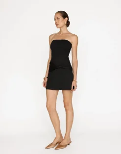 Edela Mini Dress (Black)*CHARCOAL Best