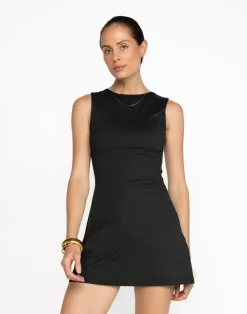 Edwards Mini Dress (Black)*CHARCOAL Clearance