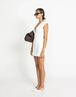 Eileen Mini Dress (White)*CHARCOAL CLOTHING Hot