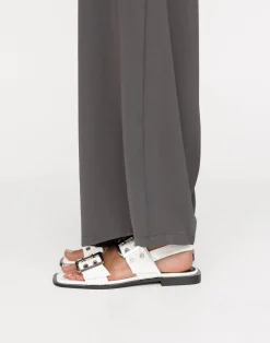 Elemental Slingback Flats (White) - By*Therapy New