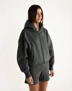 Elija Zip Hoodie (Slate)*CHARCOAL CLOTHING Hot