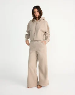 Elija Zip Hoodie (Stone)*CHARCOAL CLOTHING Online