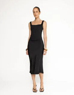 Eline Corset Top (Black)*CHARCOAL New