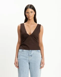 Elio Top (Chocolate)*CHARCOAL CLOTHING Fashion