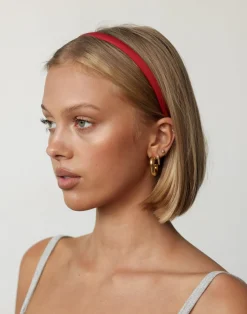 Ellie Headband (Red)*CHARCOAL New