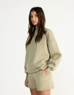 Ellis Sweatshirt (Matcha)*CHARCOAL CLOTHING Sale