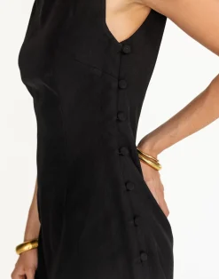 Elowen Mini Dress (Black)*CHARCOAL New