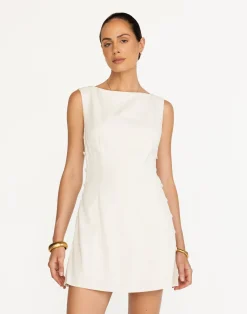 Elowen Mini Dress (Oat)*CHARCOAL Discount