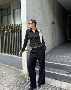 Elvie Top (Black)*CHARCOAL Online