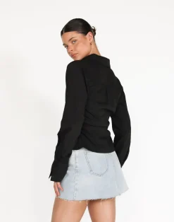 Elvie Top (Black)*CHARCOAL Online