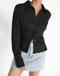 Elvie Top (Black)*CHARCOAL Online