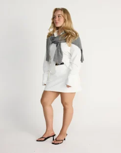 Elvie Top (White)*CHARCOAL Discount