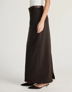 Elwood Maxi Skrt (Chocolate)*CHARCOAL CLOTHING Hot