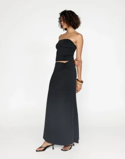 Emersen Maxi Skirt (Black)*CHARCOAL New