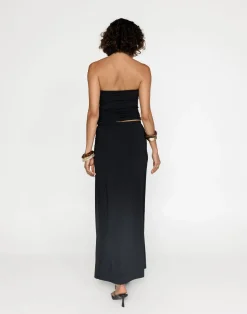 Emersen Maxi Skirt (Black)*CHARCOAL New
