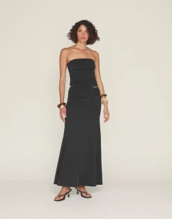 Emersen Maxi Skirt (Black)*CHARCOAL New