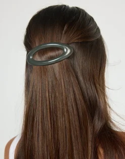 Emilia Hair Clip (Moss)*CHARCOAL Sale