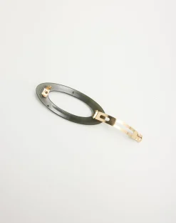 Emilia Hair Clip (Moss)*CHARCOAL Sale