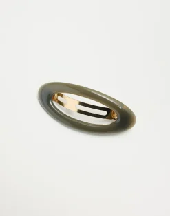 Emilia Hair Clip (Moss)*CHARCOAL Sale