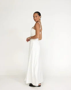 Erica Maxi Dress (White)*CHARCOAL Online