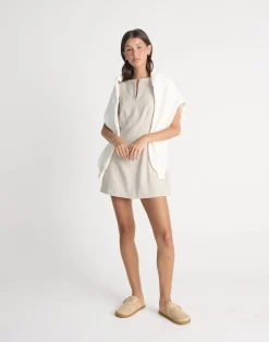 Everest Mini Dress (Beige)*CHARCOAL CLOTHING New