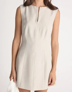 Everest Mini Dress (Beige)*CHARCOAL CLOTHING New